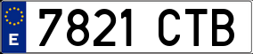 Truck License Plate